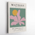 Canvas - Matisse Verde y Rosa - comprar online