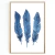 Con Marco - Plumas Acuarela Blue