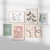 Set Wall 6 con Marco - Arte Pastel 2