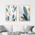 Set 2 con Marco - Pastel Leaves