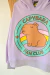 Buzo Corto Capybara Fans Lila (sin frisa) en internet