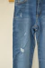 Pantalón Jean Recto Elastizado - comprar online