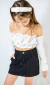 Pollera jeans carpintera - Miniboss | Tienda de ropa de niña y niño + Accesorios | Ropa Aesthetic