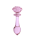 Plug Anal de Vidro em Formato de Rosa - comprar online
