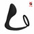 Anel peniano em silicone com plug anal