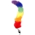 Plug Anal em Metal com Cauda Colorida LGBT - comprar online
