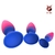 Kit Com 3 Plug Anal em Silicone Com Ventosa - comprar online