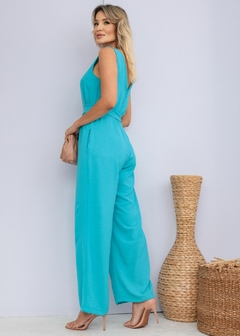 Macacão Inara Azul - comprar online