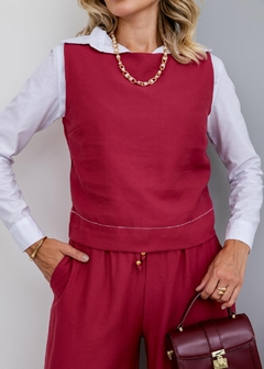 Conjunto Eloa Marrant Cereja - theoriamodafeminina