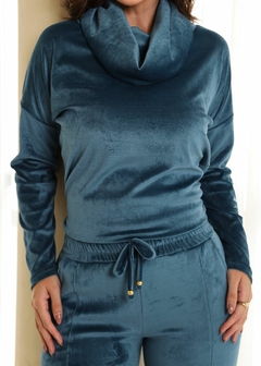 Conjunto Aline Azul Petróleo na internet