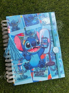 Agenda 2025 Stitch - Papelaria Ananda