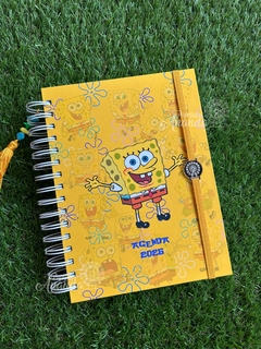 Agenda Bob Esponja 2025 - Papelaria Ananda - comprar online