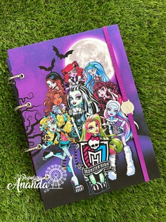 Fichário Monster High A5 - 1/4 - Papelaria Ananda