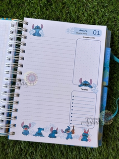 Agenda 2025 Stitch - Papelaria Ananda - loja online