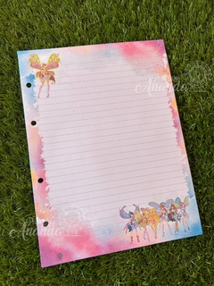 Refil de Folhas Winx 2 - Papelaria Ananda - comprar online
