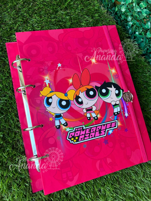Fichário Meninas Super Poderosas - Papelaria Ananda