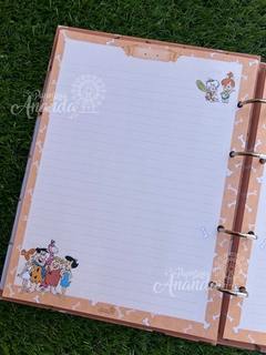 Fichario Os Flinstsones - Papelaria Ananda - Papelaria Ananda