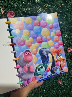 Caderno Divertida Mente de Discos - Papelaria Ananda