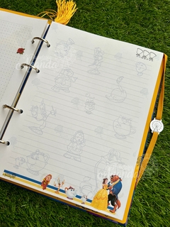Fichário A Bela e a Fera - Papelaria Ananda - comprar online