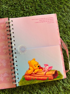 Caderno Pooh - Papelaria Ananda na internet