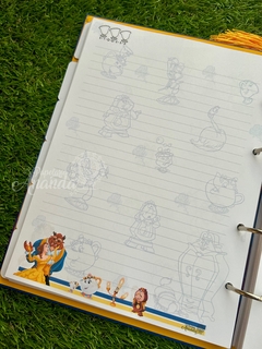 Fichário A Bela e a Fera - Papelaria Ananda na internet