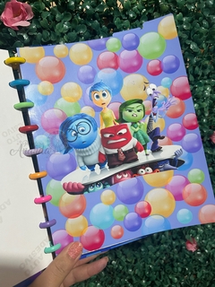 Imagem do Caderno Divertida Mente de Discos - Papelaria Ananda