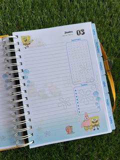 Agenda Bob Esponja 2025 - Papelaria Ananda
