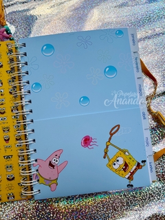 Planner 2025 Bob Esponja A5 - Papelaria Ananda - comprar online