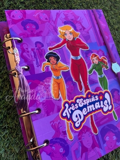Fichário Três Espias Demais - Papelaria Ananda - comprar online
