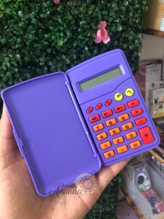 CALCULADORA 8 DIGITOS FLIP ESTAMPA PETS - LETRON