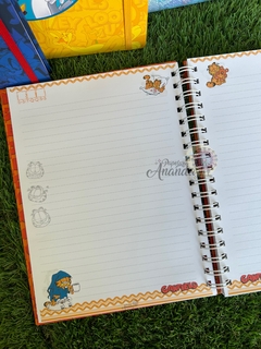 Caderno Garfield Colegial - Nostalgia - Papelaria Ananda