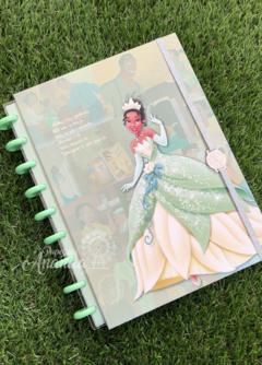 Caderno de Discos Tiana - A Princesa e o Sapo - Papelaria Ananda na internet