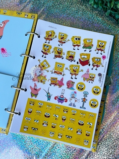 Fichário Bob Esponja - Papelaria Ananda - Papelaria Ananda