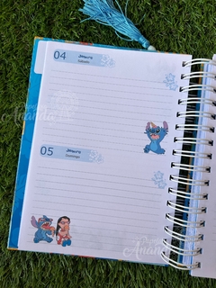 Agenda 2025 Stitch - Papelaria Ananda