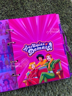Fichário Três Espias Demais - Papelaria Ananda na internet