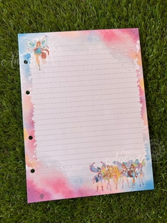 Refil de Folhas Winx 2 - Papelaria Ananda - Papelaria Ananda