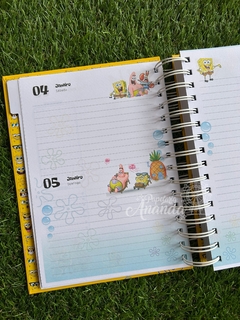 Agenda Bob Esponja 2025 - Papelaria Ananda - comprar online