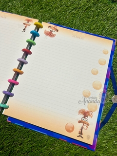 Caderno Divertida Mente de Discos - Papelaria Ananda - comprar online