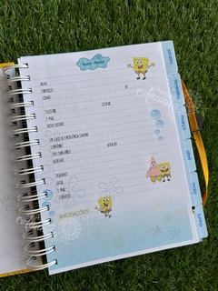 Imagem do Agenda Bob Esponja 2025 - Papelaria Ananda