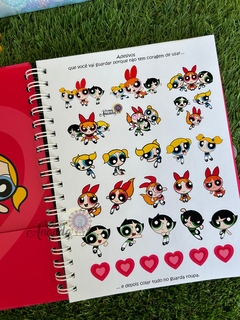 Caderno As Meninas Super Poderosas - Nostalgia - Papelaria Ananda - Papelaria Ananda
