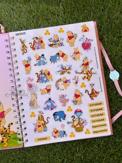 Caderno Pooh Favo de Mel - Papelaria Ananda