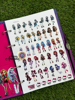Fichário Monster High A5 - 1/4 - Papelaria Ananda - tienda online