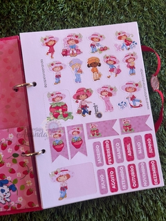 Mini Fichário Moranguinho A5 - Papelaria Ananda - Papelaria Ananda