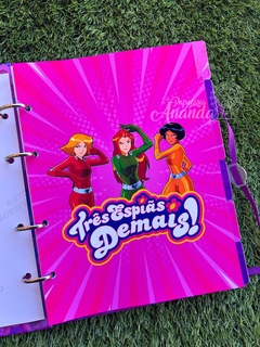 Fichário Três Espias Demais - Papelaria Ananda - loja online