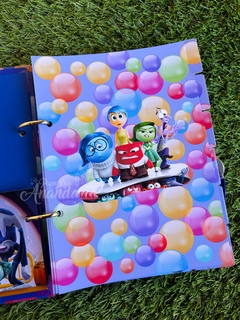 Mini Fichario Divertida Mente - Papelaria Ananda - loja online