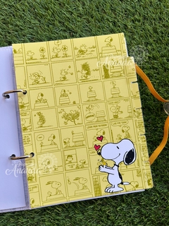 Fichário Snoopy - Papelaria Ananda - loja online
