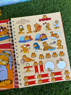 Caderno Garfield Colegial - Nostalgia - Papelaria Ananda - tienda online