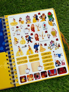 Caderno A Bela e a Fera - Papelaria Ananda - Papelaria Ananda