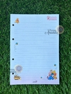 Refil Folhas Fichario Pooh