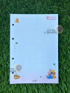 Refil Folhas Fichario Pooh
